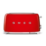 SMEG Grille-pain 50's Style TSF02RDEU Rouge