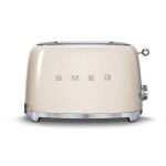 SMEG Grille-pain 50'S RETRO STYLE TSF01CREU Crème