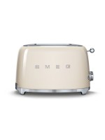 SMEG Toaster 50's crème, 2 extra breite Toastschlitze, 950 Watt