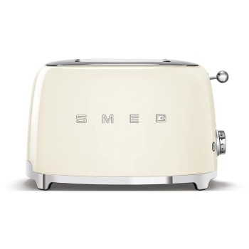 SMEG Toaster 50's crème, 2 extra breite Toastschlitze, 950 Watt