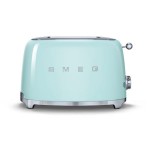 SMEG Toaster 50's pastellgrün, 2 extra breite Toastschlitze, 950 Watt
