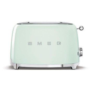 SMEG Toaster 50's pastellgrün, 2 extra breite Toastschlitze, 950 Watt