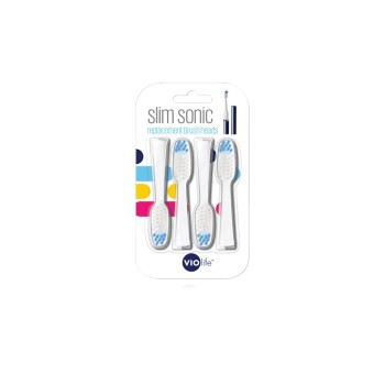 Slim Sonic Ersatzbürsten 4er Pack, 4er Pack Slim Sonic Ersatzbürsten 4er Pack, 4er Pack