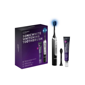 GES Smilepen Schallzahnbürste SonicBlue, Whitening, with 2 Ersatzbürstenköpfe