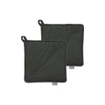 Södahl Topflappen Forest green 2er Set, 20x20cm, grün, 100% Baumwolle