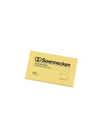 Soennecken Haftnotiz 125 x 75 mm, 100 Blatt, yellow, Pack à 12x100 Blätter