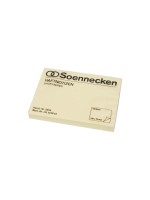 Soennecken Haftnotiz 100 x 75 mm, 100 Blatt, yellow, Pack à 12