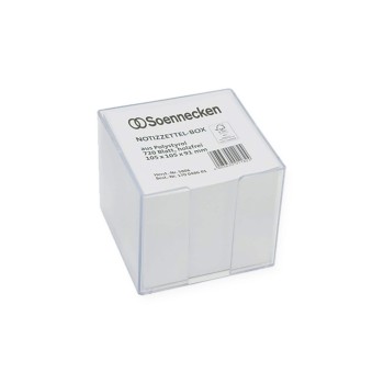 Soennecken Zettelbox transparent, with Inhalt Soennecken Zettelbox transparent, with Inhalt