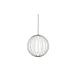 SOMPEX Pendelleuchte ATOMIC schwarz, LED 10W 1200lm 2700K, Nicht Dimmbar