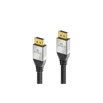 Sonero 4K Displayport cable, 1.50 m, Stecker <-> Stecker, 4K/60Hz Sonero 4K Displayport cable, 1.50 m, Stecker <-> Stecker, 4K/60Hz