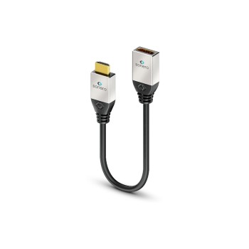Sonero HDMI auf HDMI Portsaver, 0.25m cablelänge Sonero HDMI auf HDMI Portsaver, 0.25m cablelänge