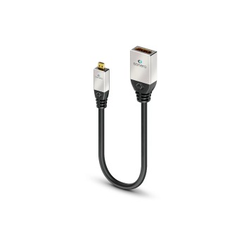 Sonero Micro HDMI auf HDMI Portsaver, 0.25m cablelänge Sonero Micro HDMI auf HDMI Portsaver, 0.25m cablelänge