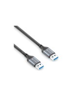 Sonero USB-A - USB-A cable, 0.5m, Nylon Mantel, USB 3.0, 5Gbps