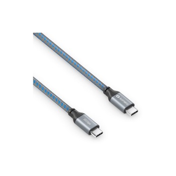 Sonero USB-C - USB-C cable, 1.0m, Nylon Mantel, USB 3.2 Gen2, 10Gbps
