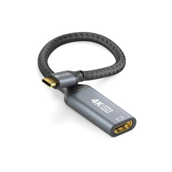 Sonero USB-C - HDMI (Buchse) Adapter, Nylon Mantel, 4K/60Hz Sonero USB-C - HDMI (Buchse) Adapter, Nylon Mantel, 4K/60Hz
