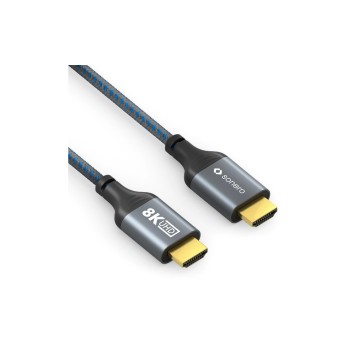 Sonero 8K HDMI cable, 2.0m, Nylon Mantel, 8K/60Hz Sonero 8K HDMI cable, 2.0m, Nylon Mantel, 8K/60Hz