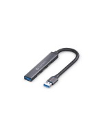 Sonero 4-Port Hub,1xUSB-A 3.2 Stecker,5Gbps, 50 cm, Buchsen: 1xUSB-A 3.2, 3xUSB-A 2.0