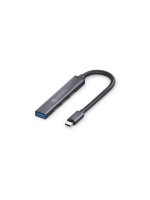 Sonero 4-Port Hub,1xUSB-C 3.2 Stecker,5Gbps, 15 cm, Buchsen: 1xUSB-A 3.2, 3xUSB-A 2.0