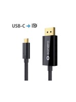 Sonero USB-C - Displayport Kabel, 1.5m, Schwarz, Auflösung bis 3820 x 2160 @ 60 Hz