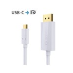 Sonero USB-C - Displayport cable, 1m, Weiss, Auflösung bis 3820 x 2160 @ 60 Hz