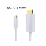 Sonero USB-C - HDMI Kabel, 1.5m, Weiss, Auflösung bis 3820 x 2160 @ 60 Hz