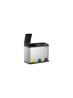 Songmics Treteimer, silver-black , 60.5x40.5x48.5 cm (BxTxH), Stahl