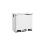Songmics Treteimer, white, 61x34x55.5 cm (BxTxH), Stahl