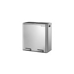 Songmics Treteimer, silver, 58.5x36x65 cm (BxTxH), Stahl