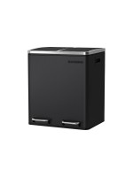 Songmics Poubelle 30 l, Noir