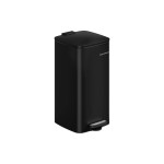Songmics Poubelle 20 l, Noir