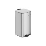 Songmics Poubelle 20 l, Argenté