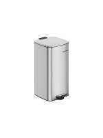 Songmics Treteimer 20 Liter, Silber, 28.5x34x54..4 cm, Stahl, Kunststoff
