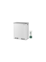 Songmics Poubelle Poubelle 60 l, Blanc