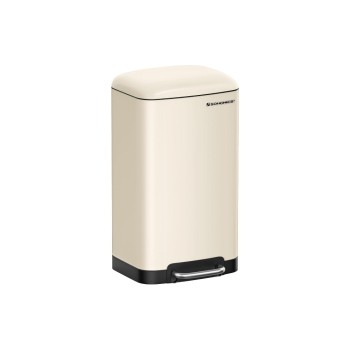 Songmics Poubelle avec seau intérieur 30 l, Crème Songmics Poubelle avec seau intérieur 30 l, Crème