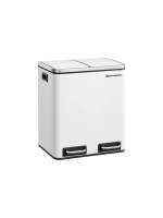 Songmics Treteimer white, 41x36x47 cm (LxBxH), Stahl, ABS