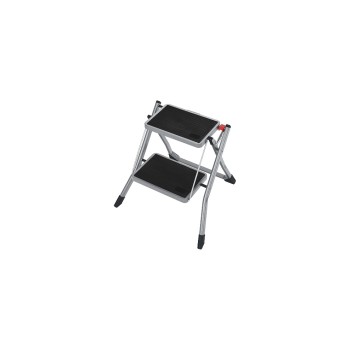 Songmics Trittleiter 2 Stufen, klappbar, 55x50x4.5 cm, Stahl, Kunststoff Songmics Trittleiter 2 Stufen, klappbar, 55x50x4.5 cm, Stahl, Kunststoff