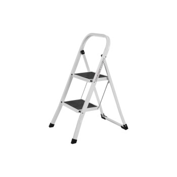 Songmics Trittleiter 2 Stufen, klappbar, 86.5x44.5x4.5cm, Stahl, Kunststoff Songmics Trittleiter 2 Stufen, klappbar, 86.5x44.5x4.5cm, Stahl, Kunststoff
