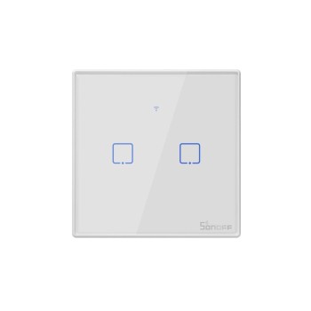 SONOFF RF-Lichtschalter T2EU2C-RF, DC 6V (ohne 2xCR2032 Batterie)