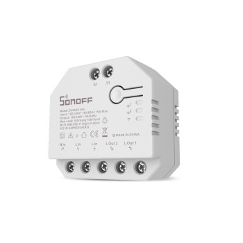 SONOFF WiFi-Rolladenaktor 2-fach DUALR3Lite, DIY 230V 10A 2200W/L Induk. 10-240W 1A w