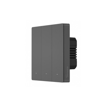SONOFF WiFi-Lichtschalt 3-fach M5-1C-86, DIY 230V 6A 2200W 2A/L LED100W/L grey