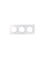 SONOFF Cadre EF3G triple plastique blanc