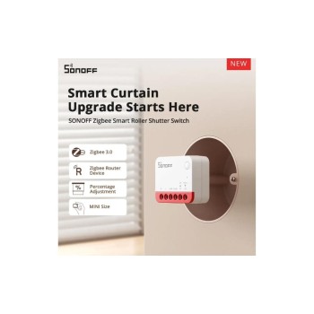 SONOFF Actionneur de volet roulant MINI-ZBRBS Smart Zigbee encastré blanc