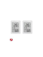 SONOFF AirGuard TH Capteur de température/d'humidité (pack de 2) Zigbee, LCD