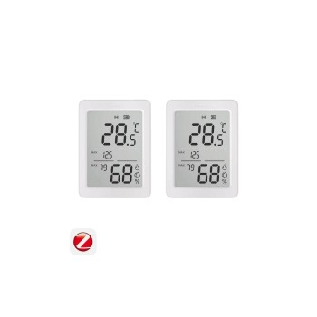 SONOFF AirGuard TH Capteur de température/d'humidité (pack de 2) Zigbee, LCD