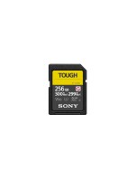 Sony SDXC Card Tough UHSII V90 256GB, read 300MB/sec, write 299MB/s