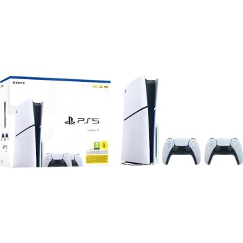 Sony Playstation 5 Slim with 2 Controller, with Laufwerk Sony Playstation 5 Slim with 2 Controller, with Laufwerk