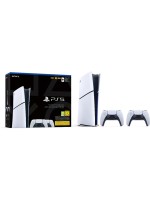 Sony Playstation 5 Slim Digital with 2 Ctrl, Ohne Laufwerk