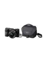 Sony Appareil photo Alpha 6100 16-50mm LCS-U11 Kit carte SDXC Noir