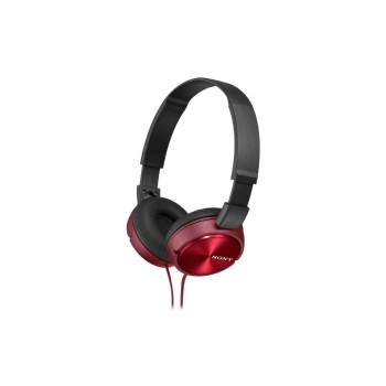 Sony MDR-ZX310R, aufliegender Kopfhörer, rot, geschlossen, faltbar Sony MDR-ZX310R, aufliegender Kopfhörer, rot, geschlossen, faltbar
