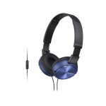 Sony MDR-ZX310APL, aufliegender Kopfhörer, blau, geschlossen, faltbar